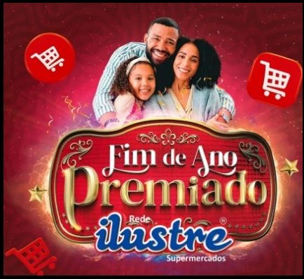 Participe da promoção Fim de Ano Premiado da Rede Ilustre Supermercados e concorra a R$600 mil em prêmios, incluindo vales-compra na hora e sorteio de R$20 mil.