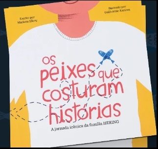 Compre produtos Hering Kids a partir de R$249,90 e ganhe o livro exclusivo “Os Peixes que Costuram Histórias”! Promoção válida até 12/10/2025 ou enquanto durarem os estoques.