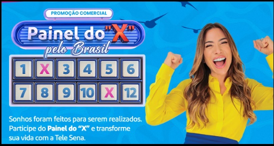 Transforme sua vida com a Tele Sena de Primavera! Cadastre seu título até 19/10/2025 e participe do Painel do X para ganhar uma casa, moto Honda CG 160, vale-viagem, smartphone Samsung e smart TV 55″ Samsung 4K. Cada Tele Sena cadastrada gera um cupom para concorrer nos sorteios regionais e na seleção do programa no SBT.