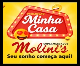Promoção Minha Casa Molini’s Supermercados 2025 concorra a uma casa de R$190 mil e 30 vales-compras de R$1.000