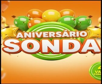 Prêmios da promoção Aniversário Sonda 2025 com casa, carros 0km e vales-compra para clientes em São Paulo.