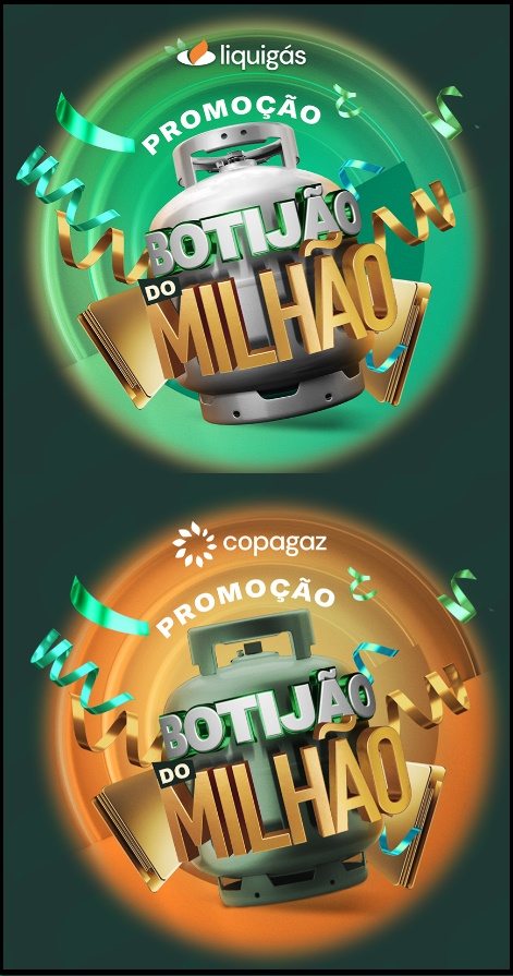 Participe da Promoção Botijão do Milhão 2025 da Copagaz e Liquigás e concorra a R$ 500 mil em certificado de ouro, além de prêmios instantâneos.