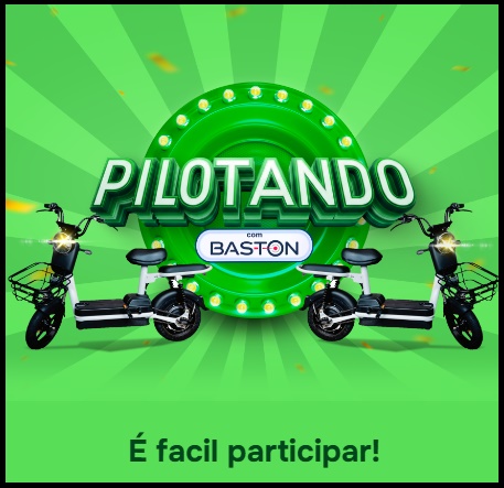 Promoção Pilotando com Baston: Compre R$20 em produtos ABOVE nas lojas Big Box e Ultrabox no DF e GO e concorra a scooters elétricas.
