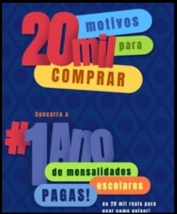 Compre na Editora do Brasil a partir de R$200 e concorra a R$20 mil ou um ano de escola pago! Use o código promocional e participe até 31/12/2025.