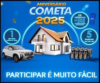 Promoção Aniversário Cometa Supermercados 2025 – Participe e concorra a casa, carro 0km, motos e prêmios em dinheiro em Fortaleza.