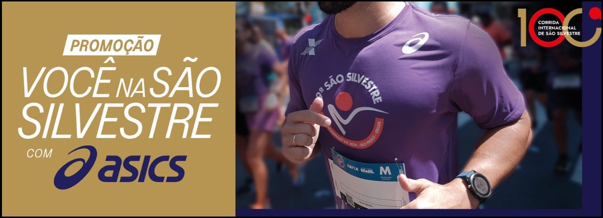 A Promoção ASICS 2025 oferece a chance de ganhar inscrições para a Corrida São Silvestre, incluindo transporte e hospedagem para participantes de fora de São Paulo, além de 34 vales-compras de R$ 400,00. Compre produtos ASICS acima de R$ 699,00 entre 03/11/2025 e 06/12/2025, cadastre seu cupom fiscal no site oficial e participe agora. Ganhe prêmios instantâneos na roleta virtual e números da sorte adicionais ao comprar em lojas da rede aderente ou ser membro do programa One ASICS.