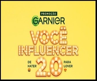 Participante gravando vídeo criativo com Hidratante Toque Seco Garnier para a Promoção Você Influencer 2025.