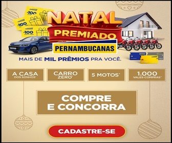 Promoção Pernambucanas Natal Premiado 2025 com casa, carro 0km, motos e vales-compras