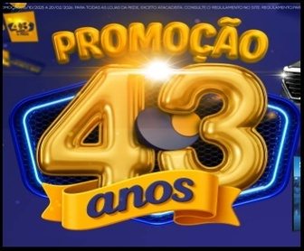 Promoção 43 anos Paraná Supermercados – Concorra a uma caminhonete Rampage 0km e mais 42 prêmios até fevereiro de 2026