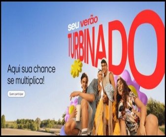 Imagem da Promoção LG Seu Verão Turbinado 2025 com destaque para Smart TV LG 55”, monitor, caixa de som Bluetooth e Gift Cards de até R$10.000, indicando participação gratuita e sorteios mensais.