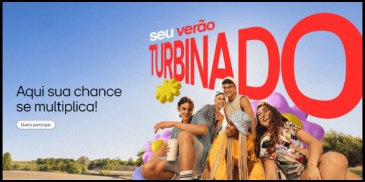 Imagem da Promoção LG Seu Verão Turbinado 2025 com destaque para Smart TV LG 55”, monitor, caixa de som Bluetooth e Gift Cards de até R$10.000.