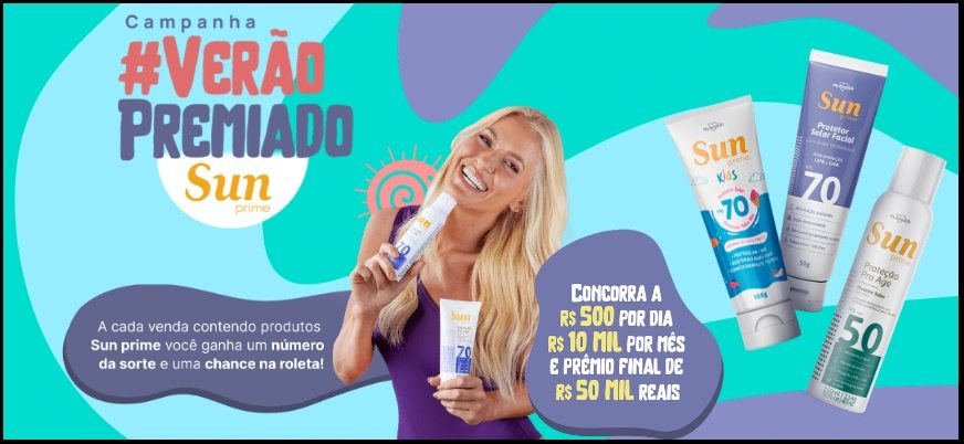 Sun Prime Verão Premiado 2026 Prêmio de Até R$ 50 Mil