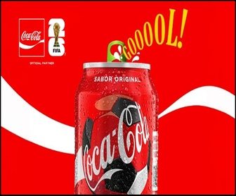 Imagem oficial da Promoção Coca-Cola Copa do Mundo 2026 mostrando latas promocionais “Latas que Gritam GOL”, destaque para códigos promocionais e chamada para concorrer a ingressos da Copa do Mundo FIFA 26™, prêmios em dinheiro e recompensas instantâneas.