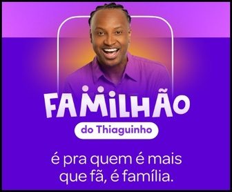 Imagem oficial da Promoção Familhão do Thiaguinho 2026 com destaque para show VIP, visita ao camarim, itens autografados exclusivos e a chance de concorrer a R$ 1.000.000 em barras de ouro.