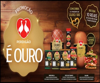 Promoção Perdigão é Ouro 2026 anunciada em São Paulo, com produtos da linha Ouro, destaque para cashback no PIX e sorteio de pingentes de ouro 18K com safira