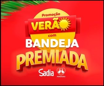Imagem da Promoção Verão com Bandeja Premiada 2026 Sadia e Perdigão mostrando frios participantes com destaque para prêmios instantâneos de até R$500 após cadastro na promoção