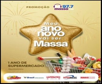 promoção massa fm santa catarina oferece 1 ano de supermercado grátis com vale compras de r$6.000 em supermercados parceiros em 2026