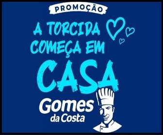 Imagem promocional da campanha Gomes da Costa 2026 informando que, ao comprar R$25 em produtos da marca e cadastrar o cupom fiscal, o consumidor concorre a uma casa no valor de R$300 mil e a prêmios diários em dinheiro.