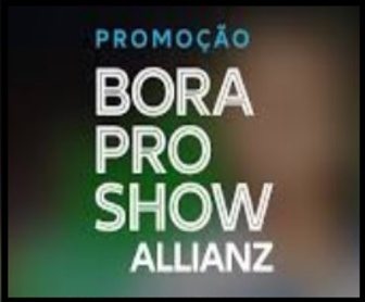 Imagem promocional da Promoção Allianz 2026 divulgando sorteio de pares de ingressos para shows no Allianz Parque com destaque para cadastro na promoção.