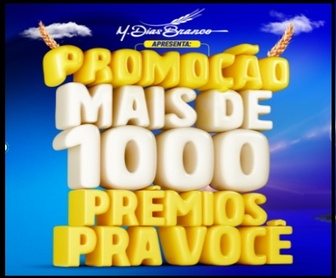 Imagem promocional da campanha Mais de Mil Prêmios Pra Você 2026 da M. Dias Branco com destaque para prêmios como carro zero quilômetro, moto Honda Pop e vales-compra instantâneos.