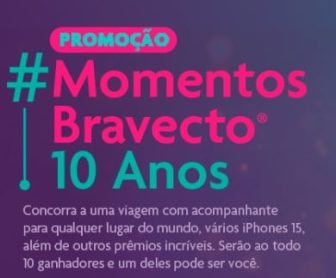 A Bravecto está comemorando uma década de cuidados com nossos pets, e para marcar essa ocasião especial, eles lançaram a incrível Promoção Bravecto Momentos 10 Anos. Esta é sua oportunidade de ganhar prêmios extraordinários, como um voucher de viagem no valor de R$25.000, iPhones 15, carregadores de alta qualidade e quadros personalizados do seu pet. Participe dessa celebração especial e descubra como se cadastrar e concorrer a essas recompensas maravilhosas.