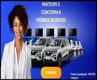 Banner colorido da promoção “Comércio Local é Legal!” da Fecomércio SC, destacando prêmios como carros, motos e smart TVs, com valor total de R$ 250 mil em prêmios.