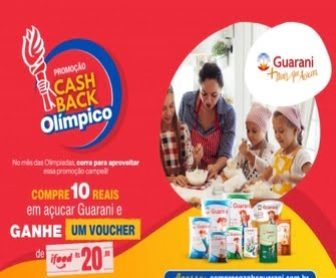 Prepare-se para uma oportunidade incrível com a Promoção Guarani CashBack Olímpico 2024! Esta promoção oferece a chance de ganhar um voucher de R$ 20,00 para usar no iFood. Para participar, adquira R$ 10,00 em Açúcar Guarani em supermercados participantes entre 1º de julho e 31 de julho de 2024. Após a compra, cadastre-se no site oficial da promoção com seus dados pessoais e informações da compra, incluindo uma foto do cupom fiscal. Você pode se inscrever até as 18h00 do dia 31 de agosto de 2024. Não perca essa oportunidade de saborear deliciosas refeições economizando com Guarani!