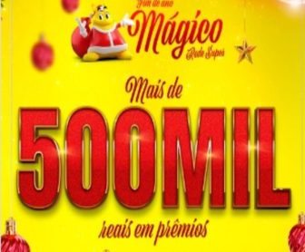 A Promoção Fim de Ano Mágico Rede Super oferece aos clientes da rede no Rio Grande do Sul a chance de ganhar parte dos R$ 500.000 em prêmios. Serão distribuídos 5.000 vales-compra de R$ 100 cada. Para participar, basta baixar o aplicativo Clube de Vantagens Rede Super, cadastrar-se, fazer compras de R$ 150 ou mais e registrar seu CPF no caixa.