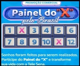 Promoção Tele Sena Painel do X Primavera 2025 com chance de ganhar uma casa, moto, vale-viagem, smartphone e smart TV até 19/10/2025