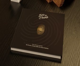 Banner do concurso cultural “O que me faz Bicho do Paraná” com ilustrações regionais, informações sobre prêmios e datas de participação, promovido pela RPC Curitiba.