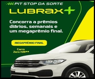 Promoção Pit Stop da Sorte Lubrax+ 2025 – Abasteça, troque o óleo e concorra a um carro 0km, iPhones e vales-combustível até 09/11/2025.