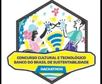 Equipe de participantes do Hackathon BB, desenvolvendo soluções tecnológicas para o manejo sustentável de resíduos eletrônicos.