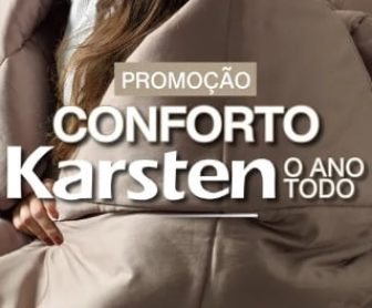 A Promoção Conforto Karsten o Ano Todo é a grande chance para quem deseja transformar seu lar com produtos de altíssima qualidade. Com prêmios que incluem vales compras de R$ 10 mil, essa campanha é uma excelente oportunidade para renovar cada canto da sua casa com estilo e conforto.