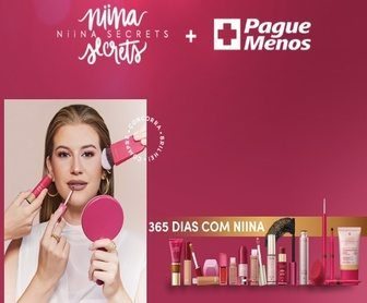 Promoção 365 Dias com Niina Secrets 2025 – Ganhe vale-compras mensais durante 12 meses comprando produtos Niina Secrets