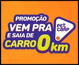 Compre os produtos favoritos do seu pet na Petcamp e concorra a um carro elétrico zero km! Participe da promoção até 30/11/2025.