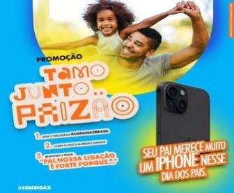 O Dia dos Pais está chegando, e não há melhor maneira de celebrar do que participando da incrível promoção da Consigáz, intitulada 