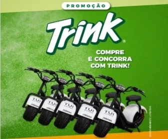 Imagem da promoção Trink Super Golff, mostrando os prêmios principais: scooters elétricas TUI 1500w, disponíveis para os participantes da promoção nas cidades de Londrina e Cambé (PR).