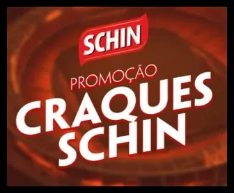 Promoção Craques Schin 2025 com logo Schin em destaque para ganhar ingressos VIP para a final da Copa do Nordeste.