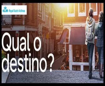 Promoção KLM 2025 Qual o Destino? Concorra a uma viagem para Amsterdã com passagens Premium Comfort.