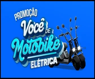 Imagem promocional da campanha “Você de Motobike Elétrica” do Assaí Atacadista com sorteio de 50 scooters elétricas.